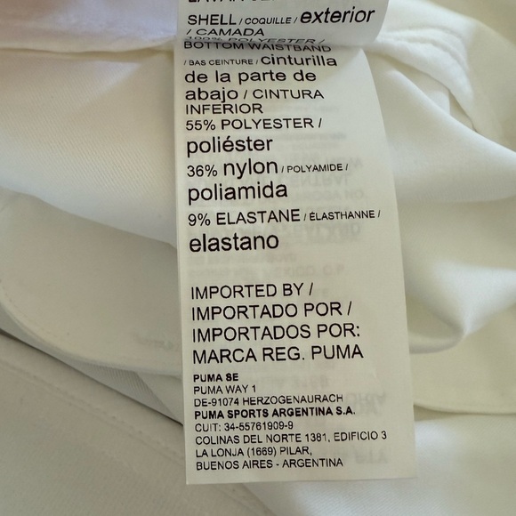 PUMA Ladies Bermuda Shorts Bright White 8”with UPF Protection Size XXL NEW - Picture 8 of 8